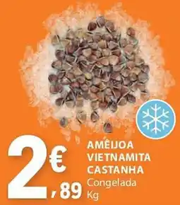 E.Leclerc Ameijoa vietnamita castanha congelada promoção