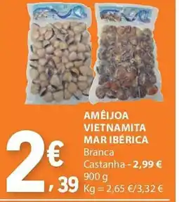 E.Leclerc Améijoa vietnamita mar ibérica branca promoção