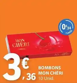 E.Leclerc Bombons mon chéri promoção