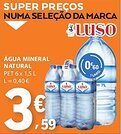 E.Leclerc Água mineral natural promoção