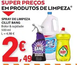 E.Leclerc Spray de limpeza cillit bang promoção