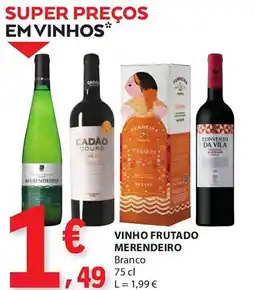 E.Leclerc Vinho frutado merendeiro promoção