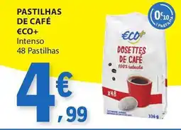E.Leclerc Pastilhas de café €co+ promoção