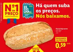 Lidl Pão de Trigo da Avó promoção