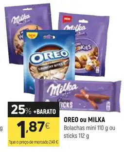 Coviran OREO ou MILKA Bolachas promoção