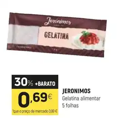 Coviran JERONIMOS Gelatina alimentar 5 folhas promoção