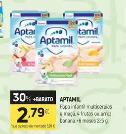 Coviran APTAMIL Papa infantil multicereias e maçã, promoção