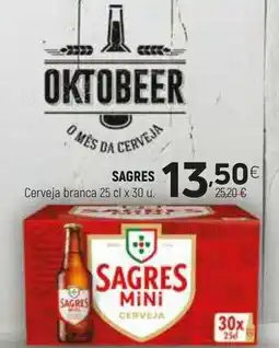 Coviran SAGRES Cerveja branca promoção