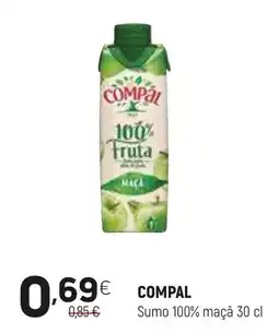 Coviran COMPAL Sumo 100% maçã promoção