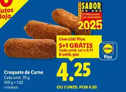 Lidl Croquete de Carne promoção