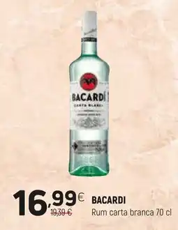 Coviran BACARDI Rum carta branca promoção
