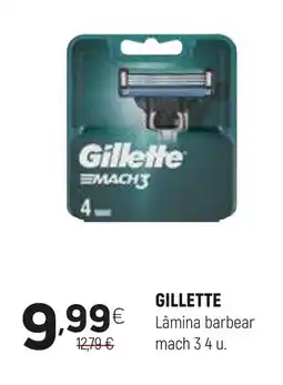 Coviran GILLETTE Lâmina barbear mach 3 promoção