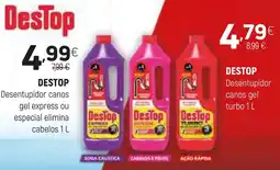 Coviran DESTOP Desentupidor canos gel express ou especial elimina cabelos promoção