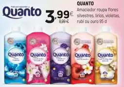Coviran QUANTO Amaciador roupa flores silvestres, lirios, violetas, rubi ou ouro promoção