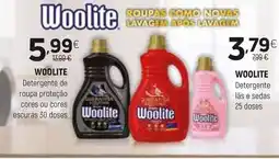 Coviran WOOLITE Detergente de roupa proteção cores ou cores escuras promoção