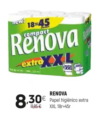 Coviran RENOVA Papel higiénico extra promoção