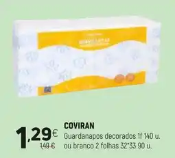 Coviran COVIRAN Guardanapos decorados promoção