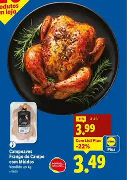 Lidl Campoaves Frango do Campo com Miúdos promoção
