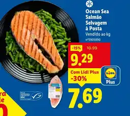 Lidl Ocean Sea Salmão Selvagem à Posta promoção