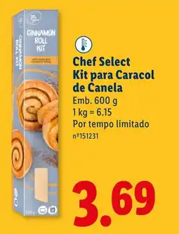 Lidl Chef Select Kit para Caracol de Canela promoção