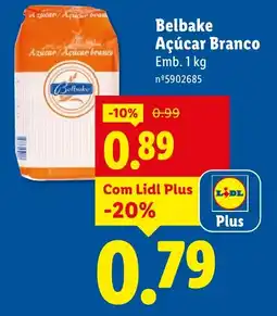 Lidl Belbake Açúcar Branco promoção
