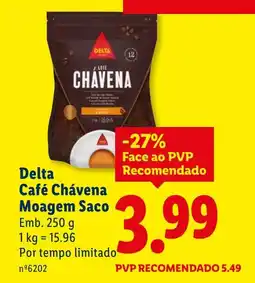 Lidl Delta Café Chávena Moagem Saco promoção