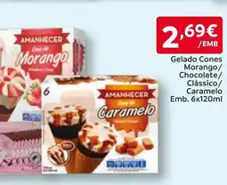 Amanhecer Gelado Cones promoção