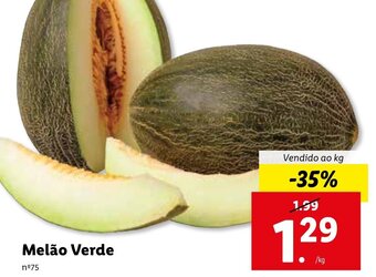 Lidl Melão Verde promoção