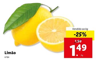 Lidl Limão promoção
