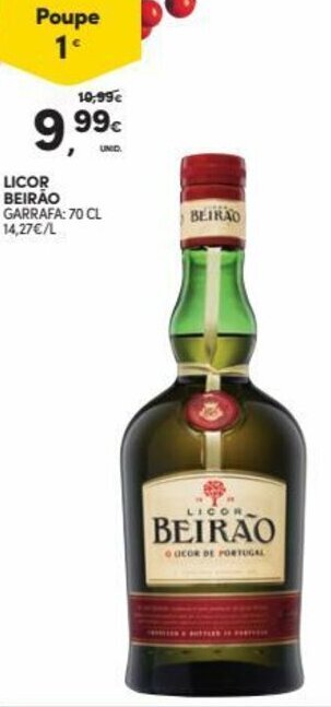 Continente Licor Beirão 70cl promoção
