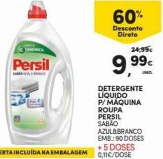 Detergente Líquido p/Máquina Roupa Persil 90 Doses