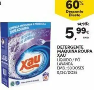 Continente Detergente Máquina Roupa Xau 50 Doses promoção