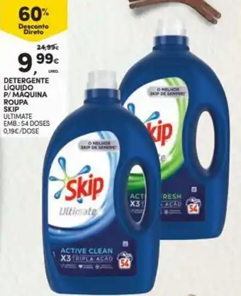 Detergente Líquido p/Máquina Roupa Skip 54 Doses