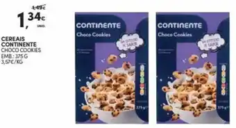 Continente Cereais Continente 375g promoção