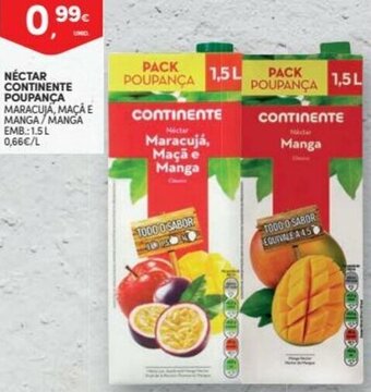 Continente Néctar Continente Poupanca 1.5L promoção