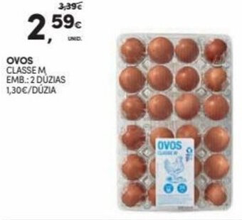 Continente Ovos Classe M 2 Dúzias promoção