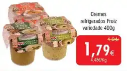 Froiz Cremes refrigerados Froiz variedade promoção