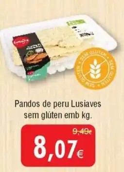 Froiz Pandos de peru Lusiaves sem glúten promoção