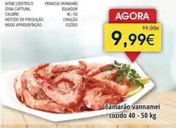 Froiz Camarão vannamei cozido promoção