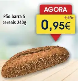 Froiz Pão barra 5 cereais promoção
