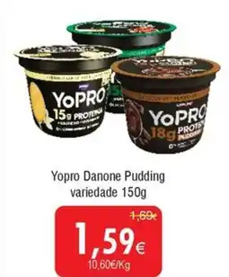 Froiz Yopro Danone Pudding variedade promoção