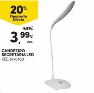 Candeeiro Secretária Led