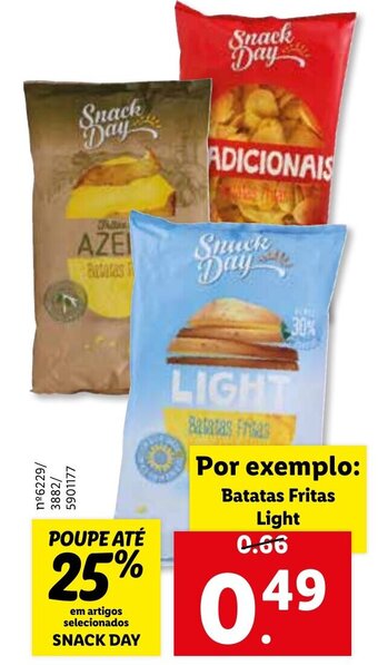 Lidl Snack Day Batatas Fritas Light promoção