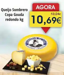 Froiz Queijo Sombrero Copa Gouda redondo promoção