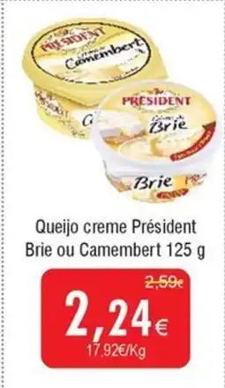 Froiz Queijo creme Président Brie ou Camembert promoção