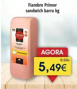 Froiz Fiambre Primor sandwich barra promoção