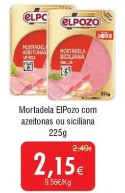 Froiz Mortadela ElPozo com azeitonas ou siciliana promoção
