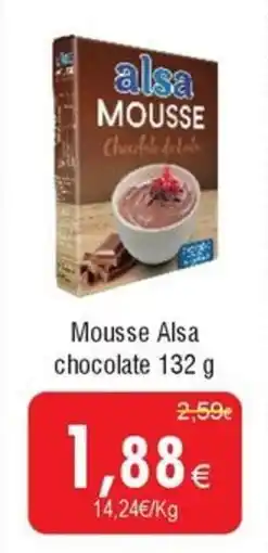 Froiz Mousse Alsa chocolate promoção