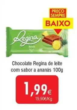 Froiz Chocolate Regina de leite com sabor a ananás promoção