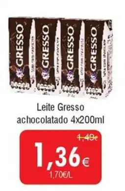 Froiz Leite Gresso achocolatado promoção